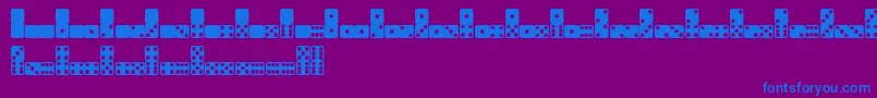 fuente Domik – Fuentes Azules Sobre Fondo Morado
