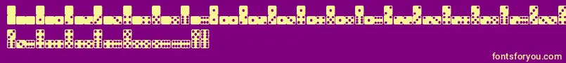 fuente Domik – Fuentes Amarillas Sobre Fondo Morado