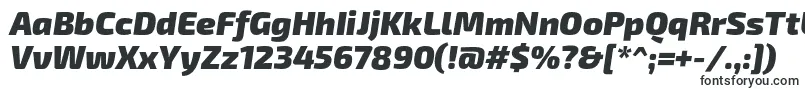Шрифт Exo2.0Blackitalic – OTF шрифты