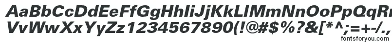Шрифт UniversblackcItalic – шрифты иконки
