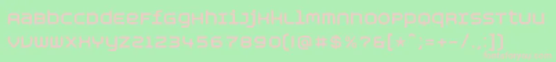 fuente AspirinAdvancebold – Fuentes Rosadas Sobre Fondo Verde