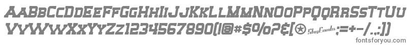 フォントSfBigWhiskeyScBold – 灰色のフォント
