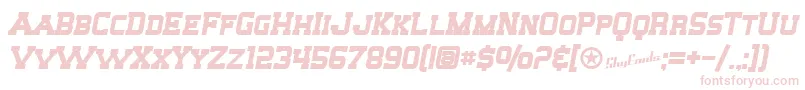 SfBigWhiskeyScBold Font – Pink Fonts on White Background