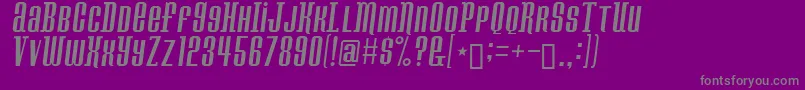 More about Konspiracytheoryslant Font Konspiracytheoryslant Font – Gray Fonts on Purple Background