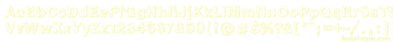 Heb3Db-Schriftart – Gelbe Schriften