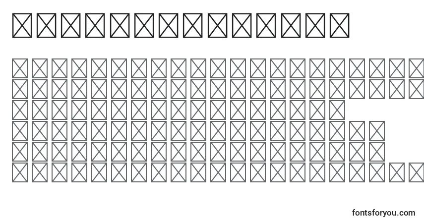 RyodispstdBold-fontti – aakkoset, numerot, erikoismerkit