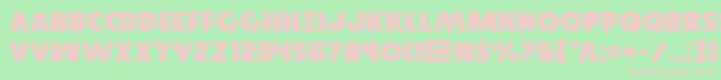 Governorexpand Font – Pink Fonts on Green Background