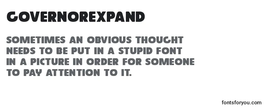 Review of the Governorexpand Font