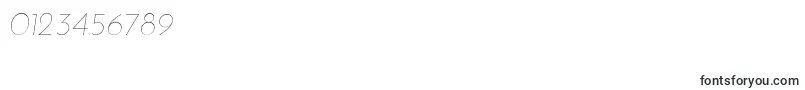 JosefinsansThinitalic Font – Fonts for Numbers and Digits