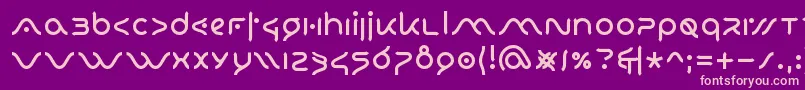 IoConDios Font – Pink Fonts on Purple Background