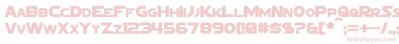 SigmaFiveMarquee Font – Pink Fonts on White Background