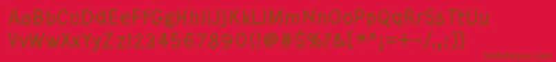 FromHereToEternity Font – Brown Fonts on Red Background