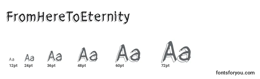 FromHereToEternity Font Sizes