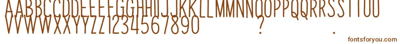 PapayaSunriseD Font – Brown Fonts