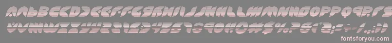 Puffangelgradital Font – Pink Fonts on Gray Background