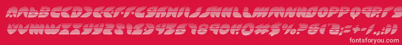 Puffangelgradital Font – Pink Fonts on Red Background
