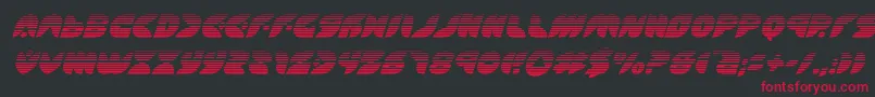 Puffangelgradital Font – Red Fonts on Black Background