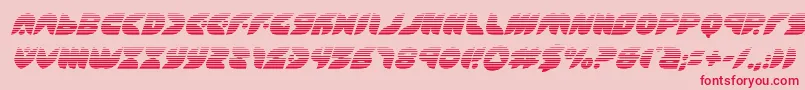 Puffangelgradital Font – Red Fonts on Pink Background