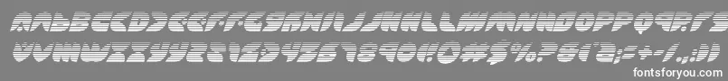 Puffangelgradital Font – White Fonts on Gray Background
