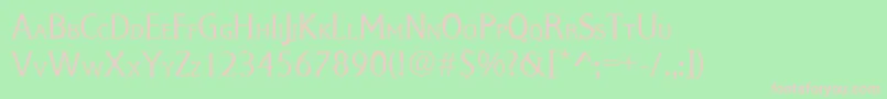 Coltonsc Font – Pink Fonts on Green Background