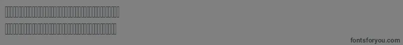 AlharfaljadidTwoLatinFigures Font – Black Fonts on Gray Background