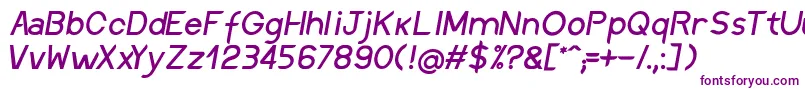 DiscreetInclined Font – Purple Fonts