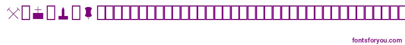 MapinfoSymbols-fontti – violetit fontit