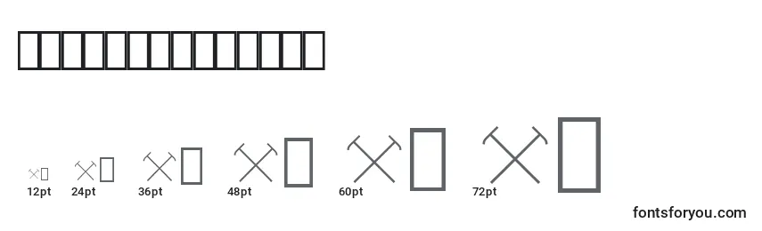 MapinfoSymbols Font Sizes