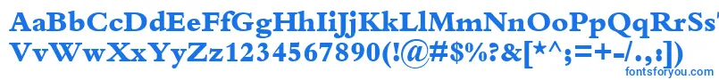 Police KuriakosBlackSsiExtraBold – polices bleues