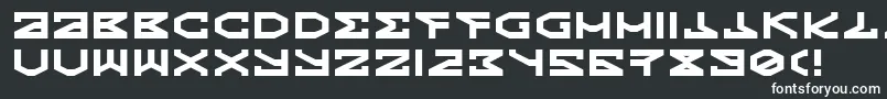 Kryptic-fontti – valkoiset fontit