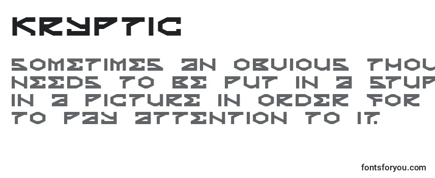 Kryptic Font