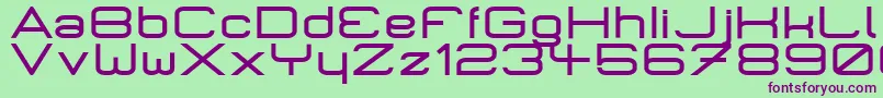 MicromiepsPhat Font – Purple Fonts on Green Background