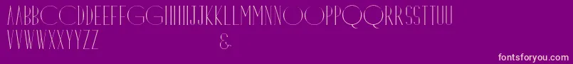 Dayangsenandung Font – Pink Fonts on Purple Background