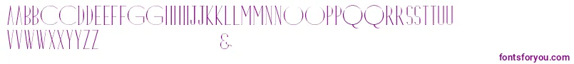 Шрифт Dayangsenandung – фиолетовые шрифты на белом фоне