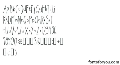DrmhandwrittenthinRegular font – light Fonts