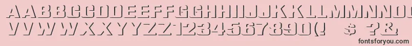 ReliefGroteskExtended Font – Black Fonts on Pink Background