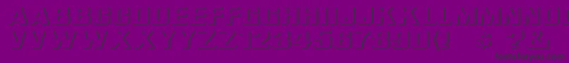 ReliefGroteskExtended Font – Black Fonts on Purple Background