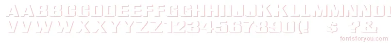 ReliefGroteskExtended Font – Pink Fonts on White Background
