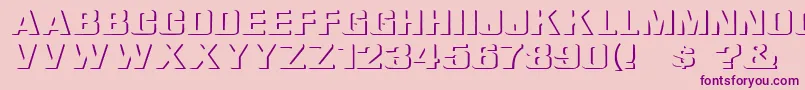 ReliefGroteskExtended Font – Purple Fonts on Pink Background