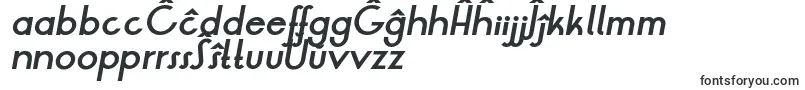 fuente LtOksanaBoldItalic – Fuentes esperanto