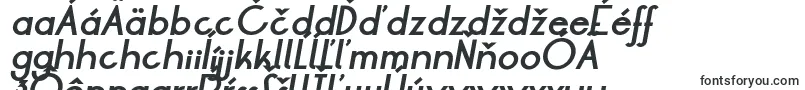 Police LtOksanaBoldItalic – polices slovaques