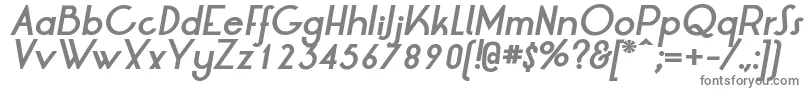 LtOksanaBoldItalic-fontti – harmaat fontit