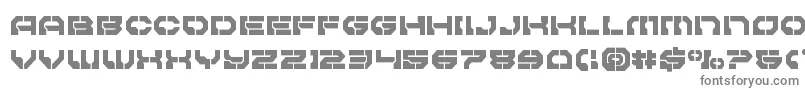 フォントPulsarclasssemicond – 白い背景に灰色の文字