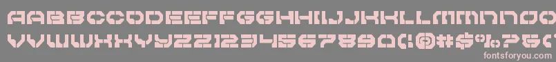 Pulsarclasssemicond Font – Pink Fonts on Gray Background