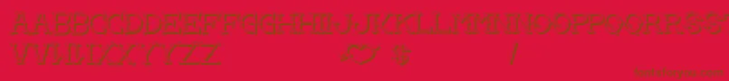 More about LoveYouMomShadow Font LoveYouMomShadow Font – Brown Fonts on Red Background