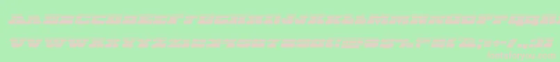 Chicagoexpressgradital Font – Pink Fonts on Green Background