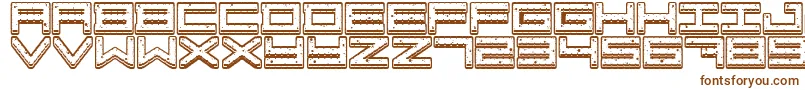 CrazyCookies-Schriftart – Braune Schriften