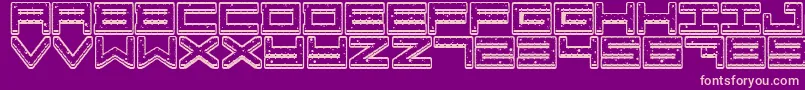 CrazyCookies Font – Pink Fonts on Purple Background