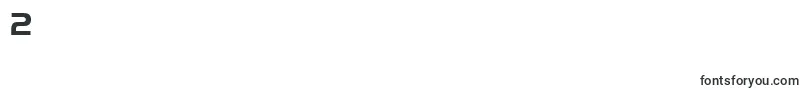 Handgotb-Schriftart – Schriften für die Ziffer 2