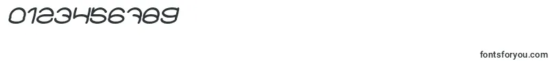 ElementaryBoldItalic-Schriftart – Schriften für Zahlen und Nummern